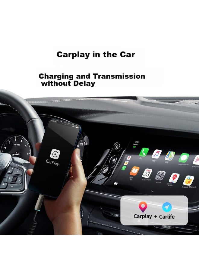Double Magic Beemo Car Spring Data Cable Stretch 240W Fast Charging Cable Four-In-One Car Projection Screen Suitable For Apple/Huawei/Xiaomi/Honor/Samsung/Vivo/Oppo 2M Black - Image 3