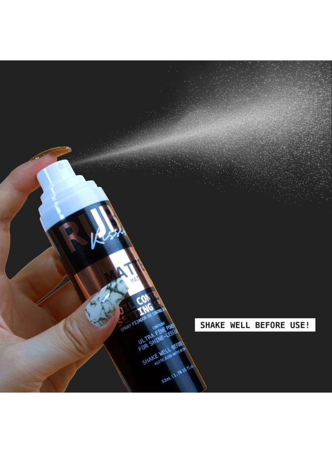 Ruby Kisses Setting Spray - Ultra-fine mist, Sets makeup, Long-Lasting Formula for a Flawless Finish (Matte) - Image 5