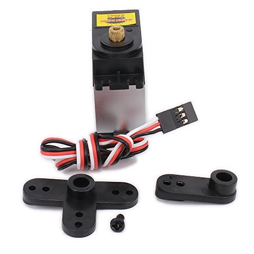 HobbyCrawler 9kg High Torque Throttle Steering Gear Servo with Servo Arms for 1/8 1/10 Scale RC Car/Boat/Plane Buggy Truck HSP HPI Wltoys Himoto Redcat Tamiya - Image 5