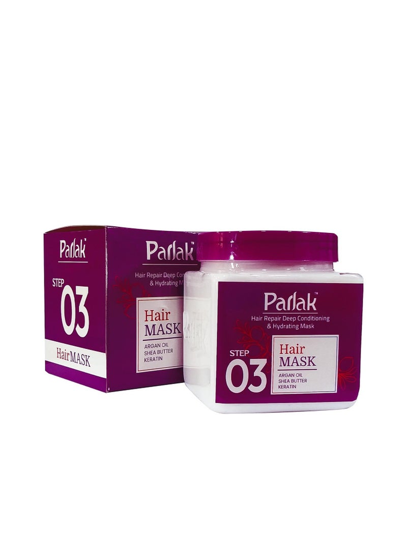 Parlak Hair Mask with Argan Oil & Shea Butter & Keratin – 650ml - Image 1