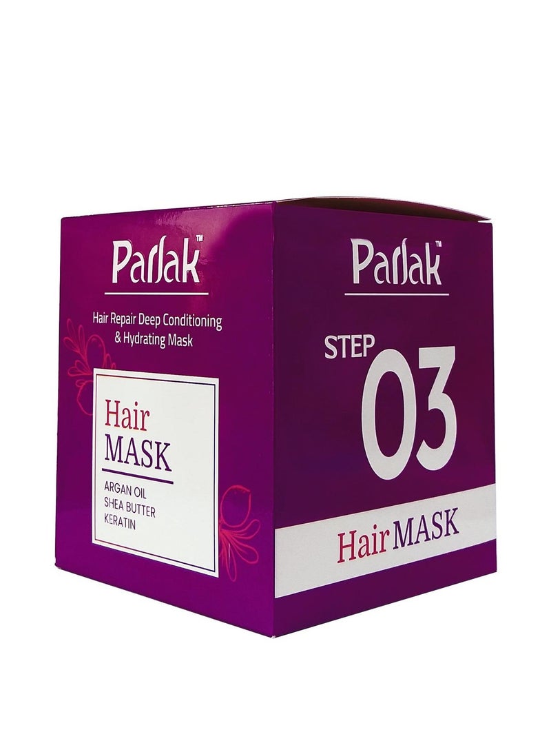 Parlak Hair Mask with Argan Oil & Shea Butter & Keratin – 650ml - Image 5