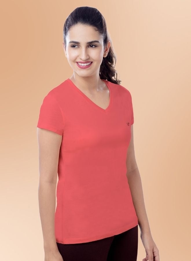 BRIDA Brida Women's Organic Cotton T-Shirt - Soft, Breathable, Eco-Friendly Casual Wear for Everyday Comfort - Elina 3 (COMBO)  - Image 2
