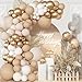 Netnology Sand White Gold Balloons Garland Arch Kit106pcs Cream White Metallic Gold Nude Balloons for Boho Neutral Baby Shower Bridal Wedding Birthday Engagement Anniversary Decoration - Image 3
