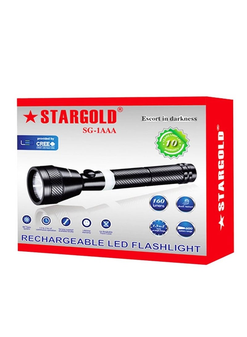 Stargold Flashlight Premium Quality Rechargeable SG-2AAA  - Image 3