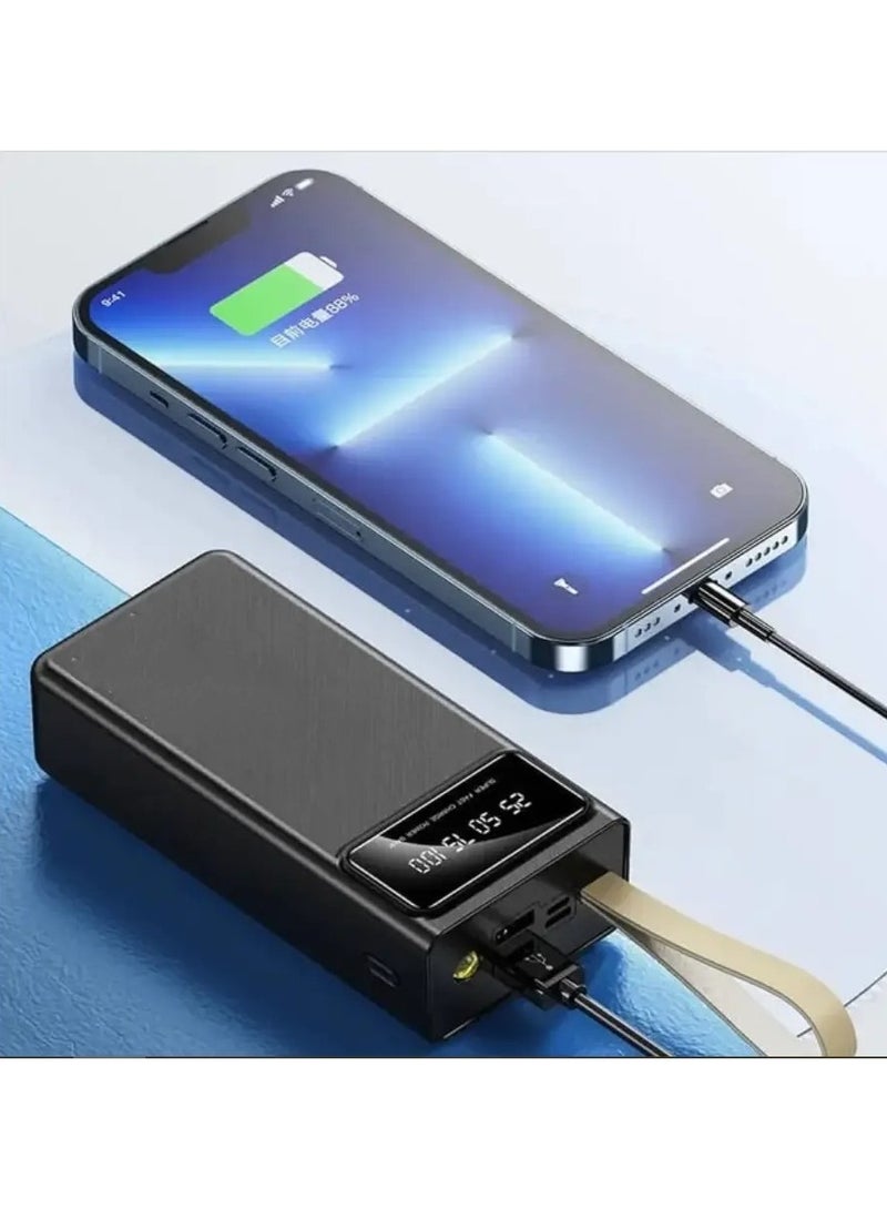 Beauenty 30,000mAh Power Bank with Dual USB, USB-C  Micro USB – Fast Charging Portable Charger | High Capacity External Battery for Smartphones, Tablets  More - Image 2