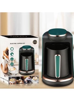 Dream Zone Automatic Turkish Coffee Maker Portable Machine | 4 Cups Capacity (240ml) | Easy Electric Coffee Maker For Office Home & Cafe (Green, Single)  - Image 2