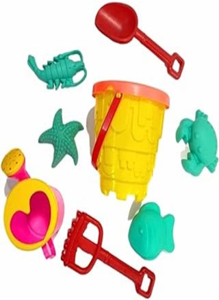Plastic Beach Bucket with Water Sprinkler and Sand Tools Assorted Sea Toys Set Multi Model and Shape (Multicolor) - pzsku/Z84010948C3034F34A654Z/45/_/1718495155/66be1b1b-81e0-4b2c-9104-ef11a0f19c64