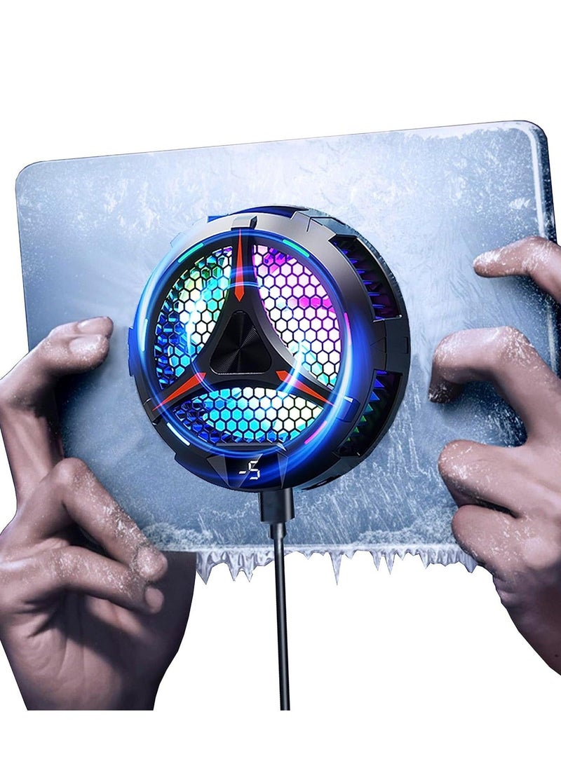 iPad Cooler,Magnetic Tablet Cooler for ipad/Surface pro/Samsung Tab,Compatible for Steam Deck,Universal Radiator with Temperature Display for Mobile Gaming,Tiktok Live Streaming - Image 1