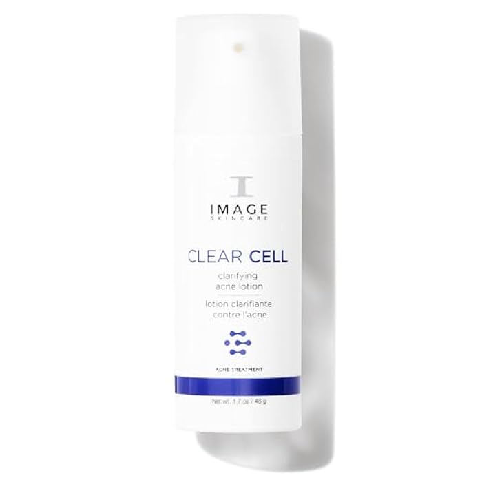 IMAGE SKINCARE IMAGE للعناية بالبشرة، لوشن CLEAR CELL لعلاج حب الشباب، مع بيروكسيد البنزيل، يعالج ويمنع عيوب حب الشباب، 1.7 أونصة - Image 1