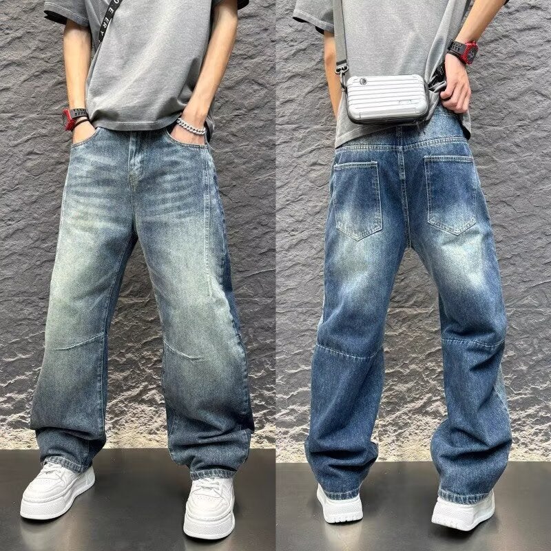 Unisex Casual Daily Denim Jeans - Image 3