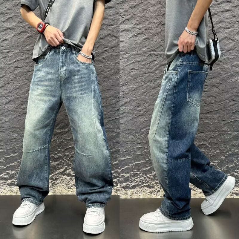 Unisex Casual Daily Denim Jeans - Image 2