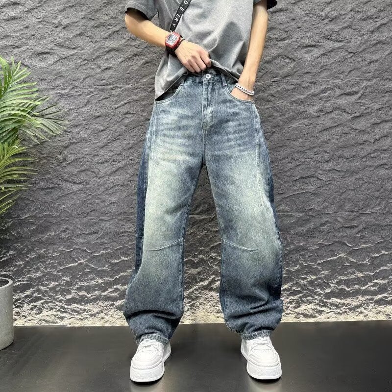 Unisex Casual Daily Denim Jeans - Image 4