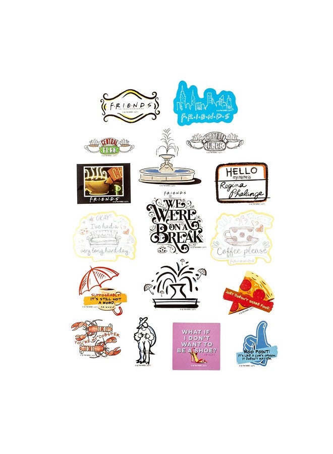 CONQUEST Conquest Journals Friends Besties Vinyl Sticker Pack 50 Unique Stickers Officially Licensed Waterproof Uv And Scratch Resistant Great For All Your Gadgets - Image 3