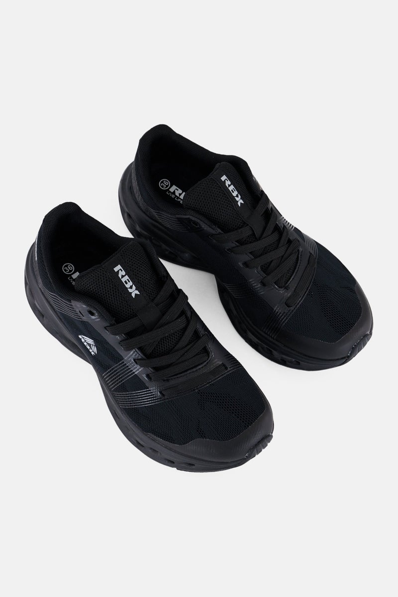 RBX Women  Lace Up Running Shoes, Black  - Image 3