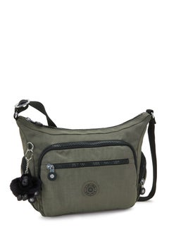 kipling Gabbie Small Crossbody Bag with multiple compartments Green Moss  - Image 5