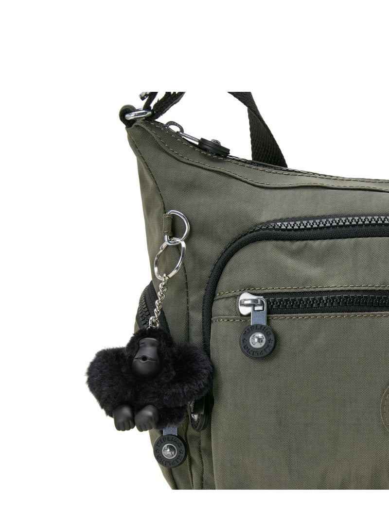 kipling - Gabbie Small Crossbody Bag with multiple compartments Green Moss - Image 1