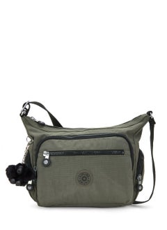kipling Gabbie Small Crossbody Bag with multiple compartments Green Moss  - Image 1