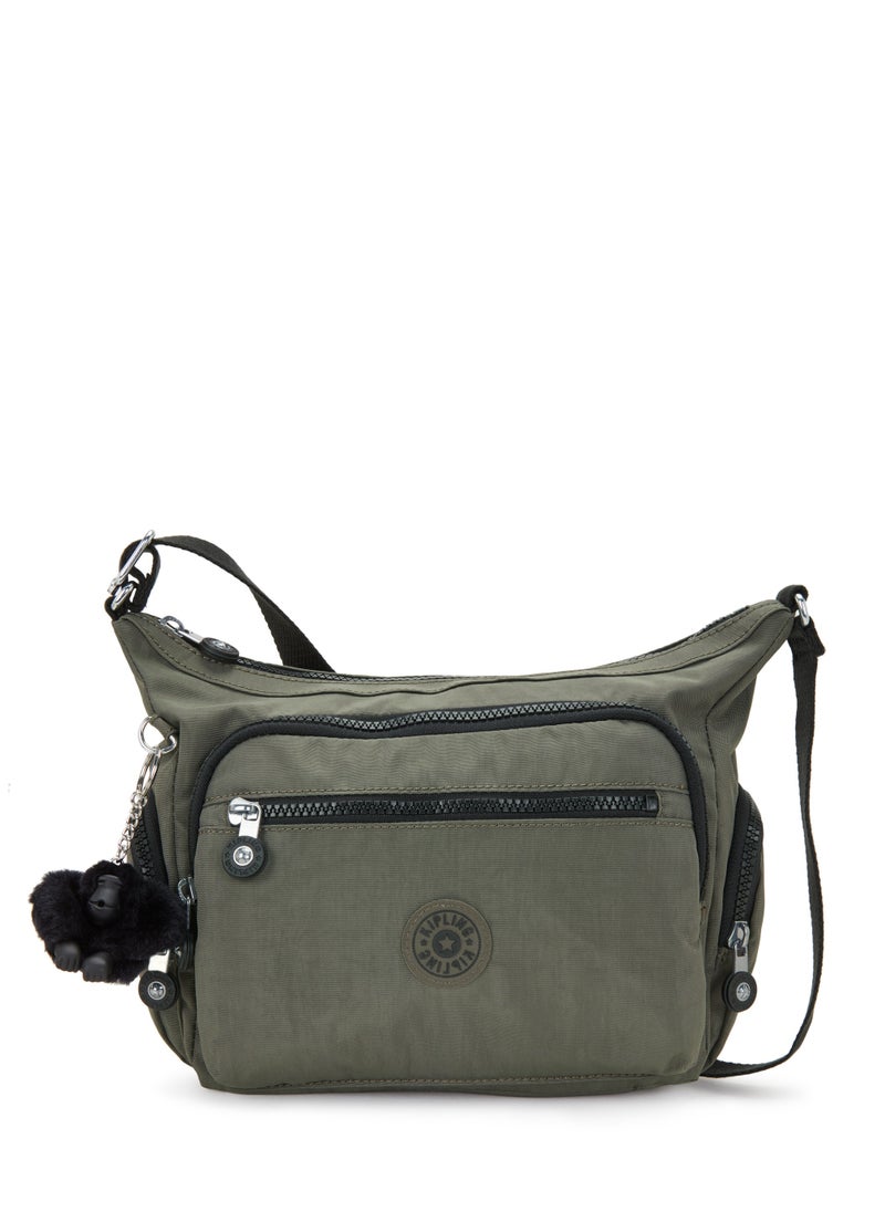 kipling - Gabbie Small Crossbody Bag with multiple compartments Green Moss - Image 1