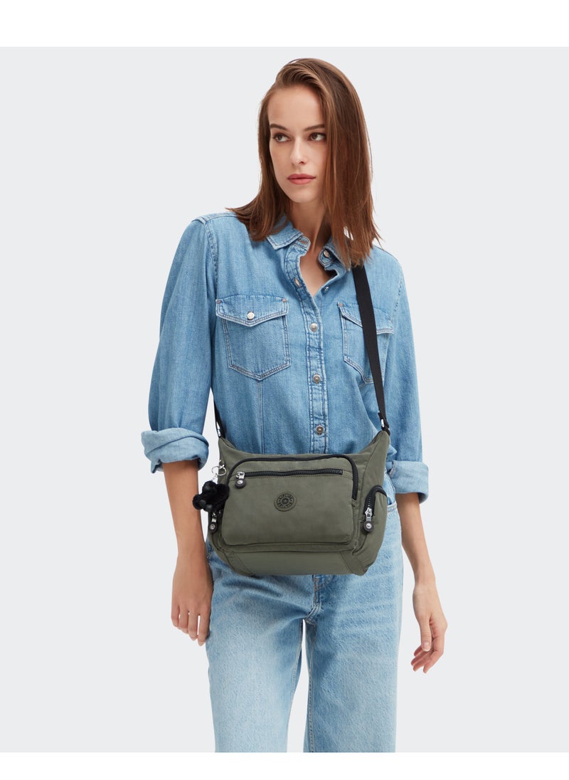 kipling - Gabbie Small Crossbody Bag with multiple compartments Green Moss - Image 1