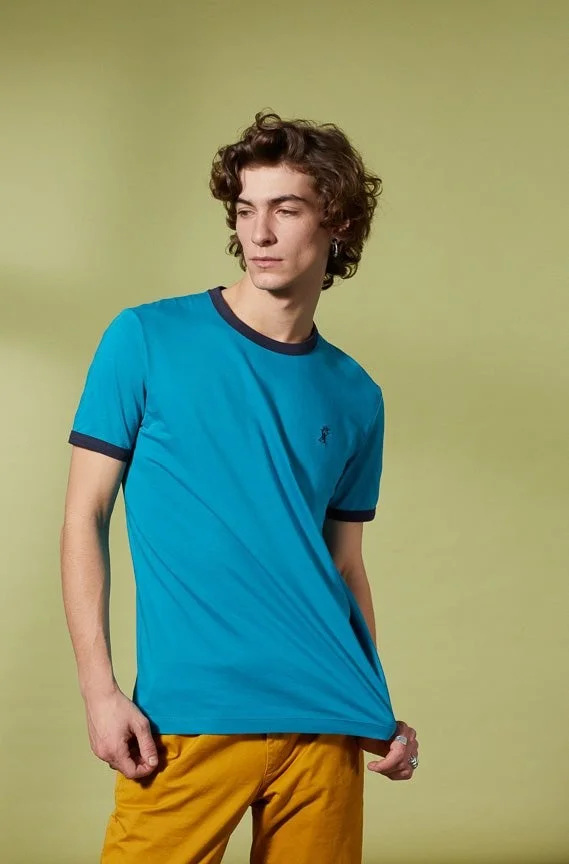 Vicomte A. Tibot Turquoise T-Shirt 100% Cotton