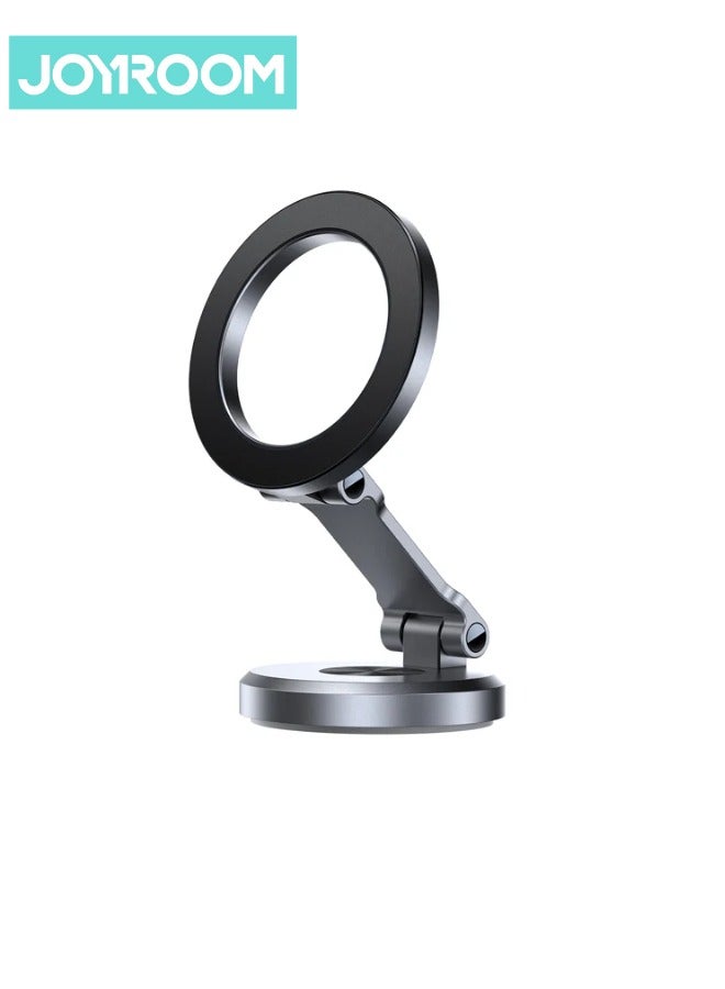 JOYROOM Magsafe Car Mount, 360° Rotation All-Metal Magnetic Phone Holder for Car, Strong Magnets Hands Free iPhone Car Holder Mount for Dashboard Fit for iPhone 15 14 13 Pro Max Plus Grey - Image 1
