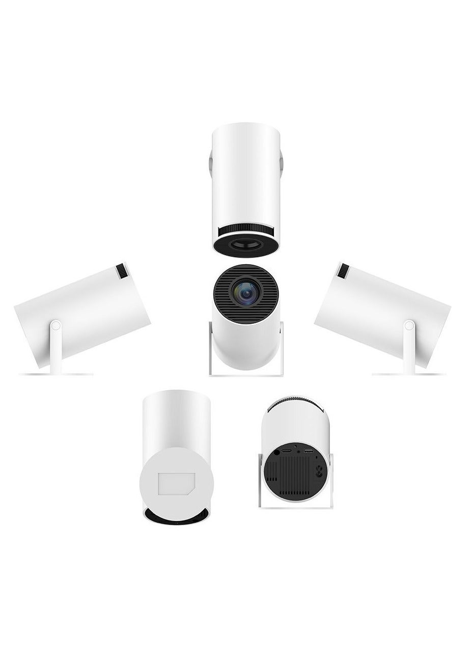 Portable Mini Projector 5G WiFi 6 Bluetooth 5.0 Android 11, 4K 720P FHD Projector Support 160 Lumens, 180 Degree Horizontal Rotation Keystone Correction, Automatic LED Projector for Mobile Phones,
