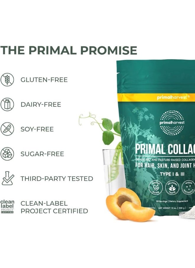 Primal Harvest Collagen Powder For Women Or Men, Collagen Peptides Powder Type I & Iii, 10 Oz For Hair, Skin, Nail, Joint Support Colageno Hidrolizado En Polvo  - Image 5