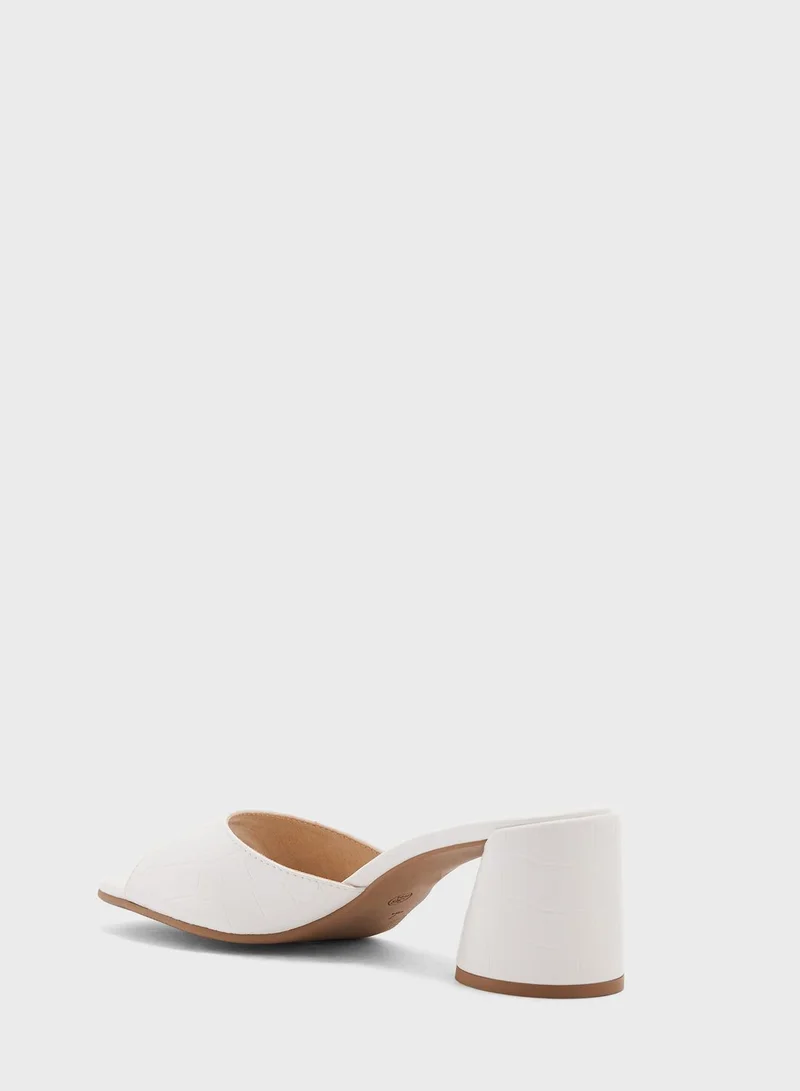 FYOR Block Mid Heel Sandals