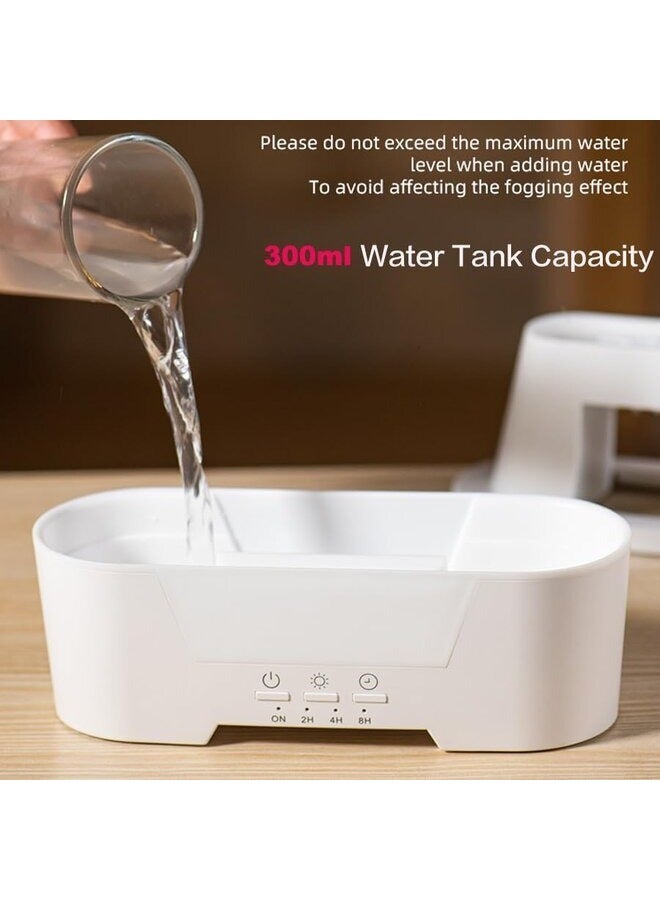 Water drop Aroma Diffuser 300ml with Remote Control, 2 in 1 Rain Cloud Diffuser,Aromatherapy Air Humidifier Diffuser Raindrop 3 Colors Ambient Light For Home Bedroom  - Image 5