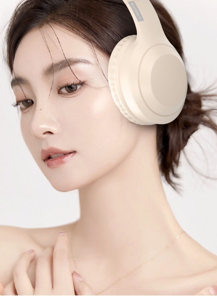 Wireless Over-Ear Bluetooth Headphones, 3.5mm Wired Earphones, Foldable Stereo Hi-Fi Bass Earbuds for Home, Travel, and Office. - Image 5