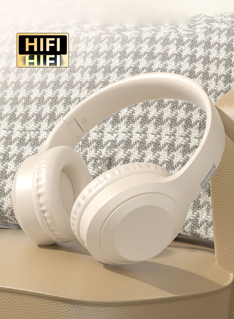 Wireless Over-Ear Bluetooth Headphones, 3.5mm Wired Earphones, Foldable Stereo Hi-Fi Bass Earbuds for Home, Travel, and Office. - Image 2