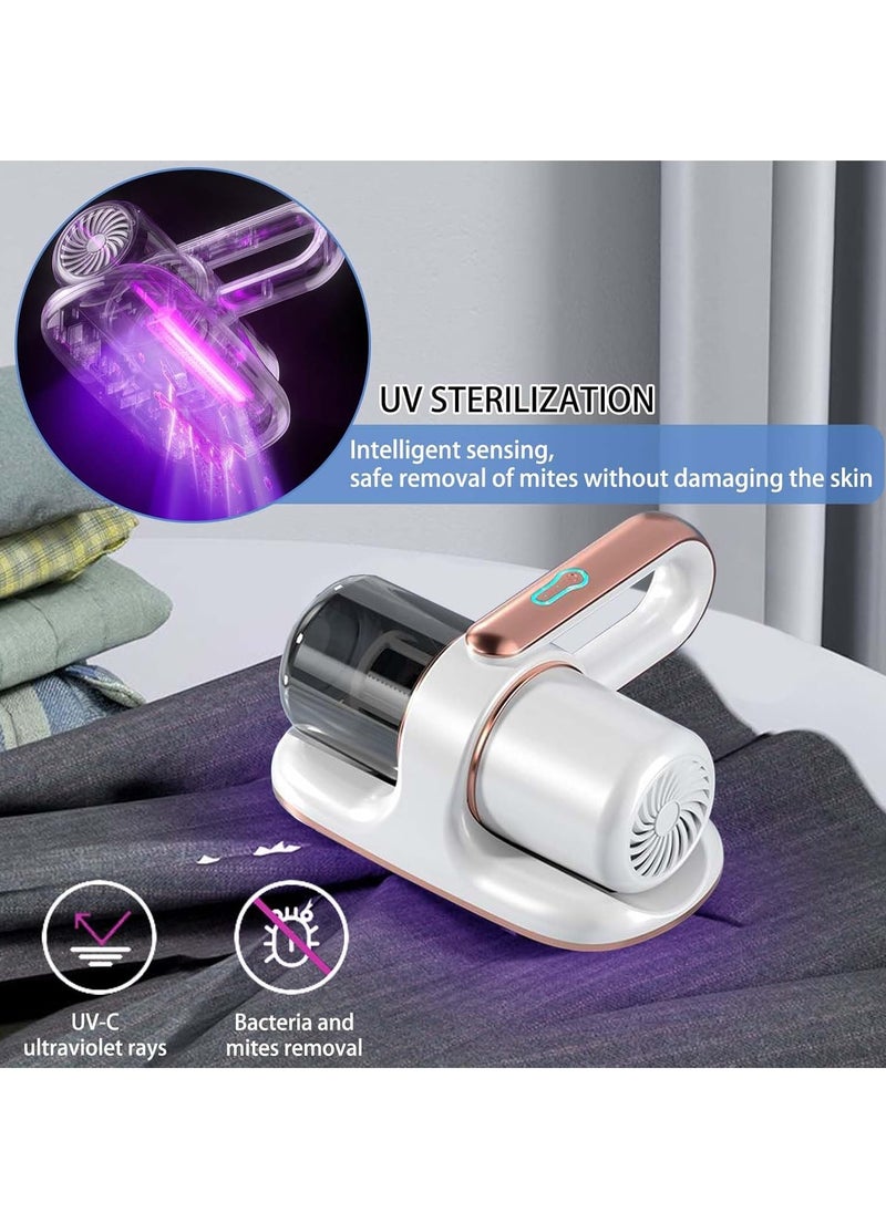 Mite Vacuum Cleaner,10Kpa Bed Vaccum Cleaner,Wireless Mite Removal,Lightweight Handheld Wireless Mite Remover Cleaning Machine,for Bedding, Sofas,...
