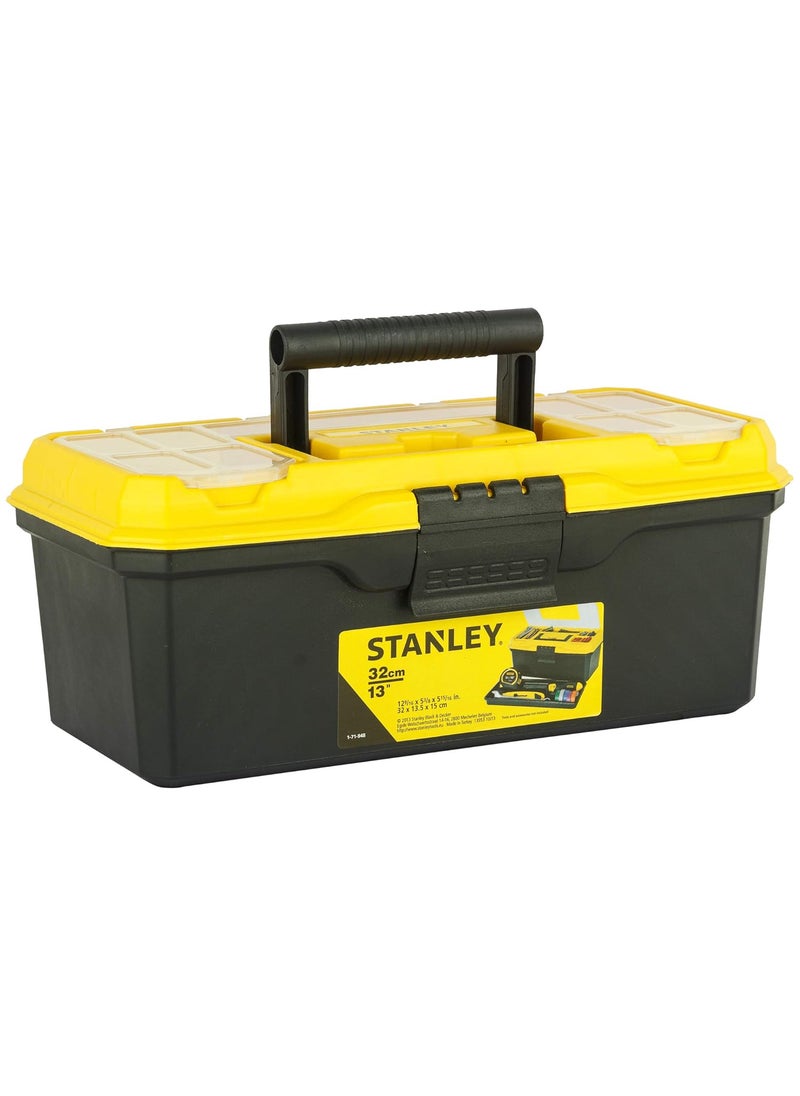 Stanley STANLEY 171948 13 Organised Maestro HeavyDuty Portable Plastic Essential Toolbox with Clear Top  - Image 2
