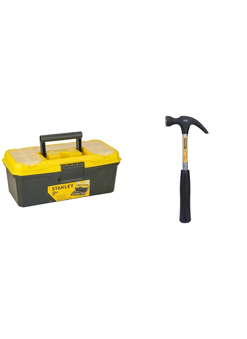 Stanley STANLEY 171948 13 Organised Maestro HeavyDuty Portable Plastic Essential Toolbox with Clear Top  - Image 1