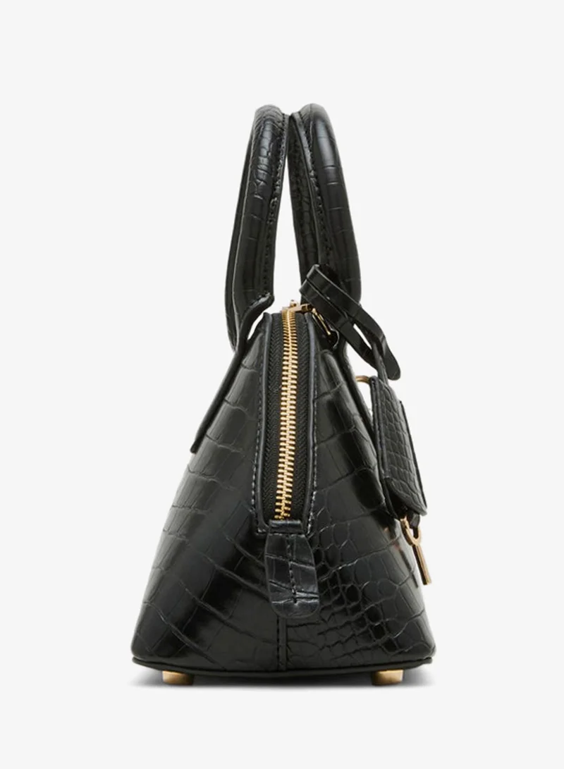 ANNE KLEIN  Anne Klein Croc Textured Zippered Shoulder Bag for Women | Best Price UAE