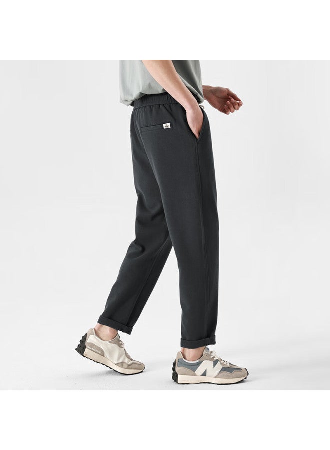 Markless Men's Pants Autumn Winter Loose Comfortable Casual Straight-leg Sports Trousers 4831 Gray S - Image 3