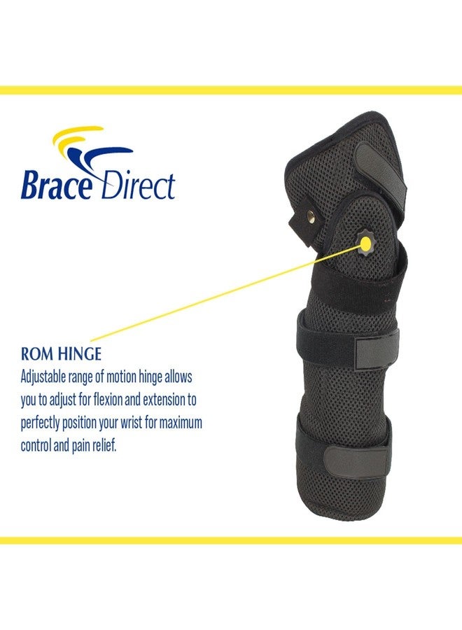 Brace Direct ROM Range of Motion Premium Wrist Brace Universal for Wrist & Arm Forearm Support, Carpal Tunnel Tendonitis Pain Relief - Image 3