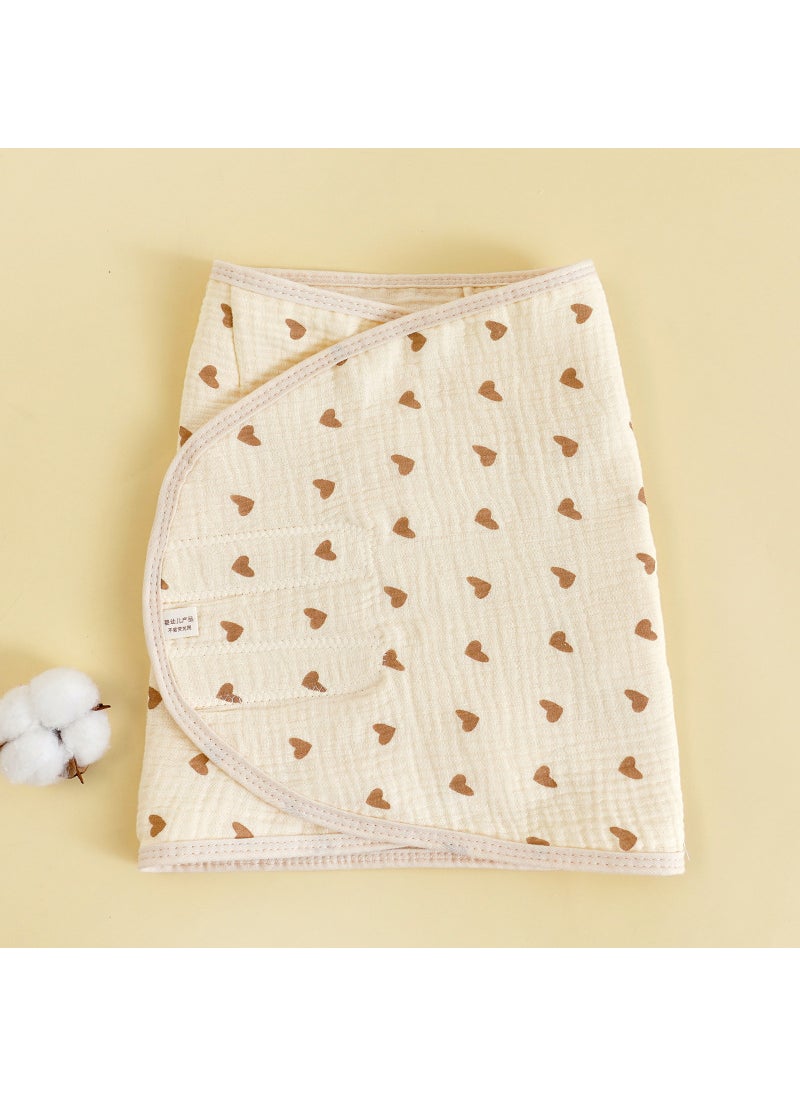 Generic Cotton Cartoon Baby Swaddle Wrap Heart-shaped 