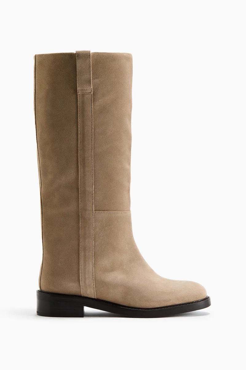 H&M Knee-high suede boots