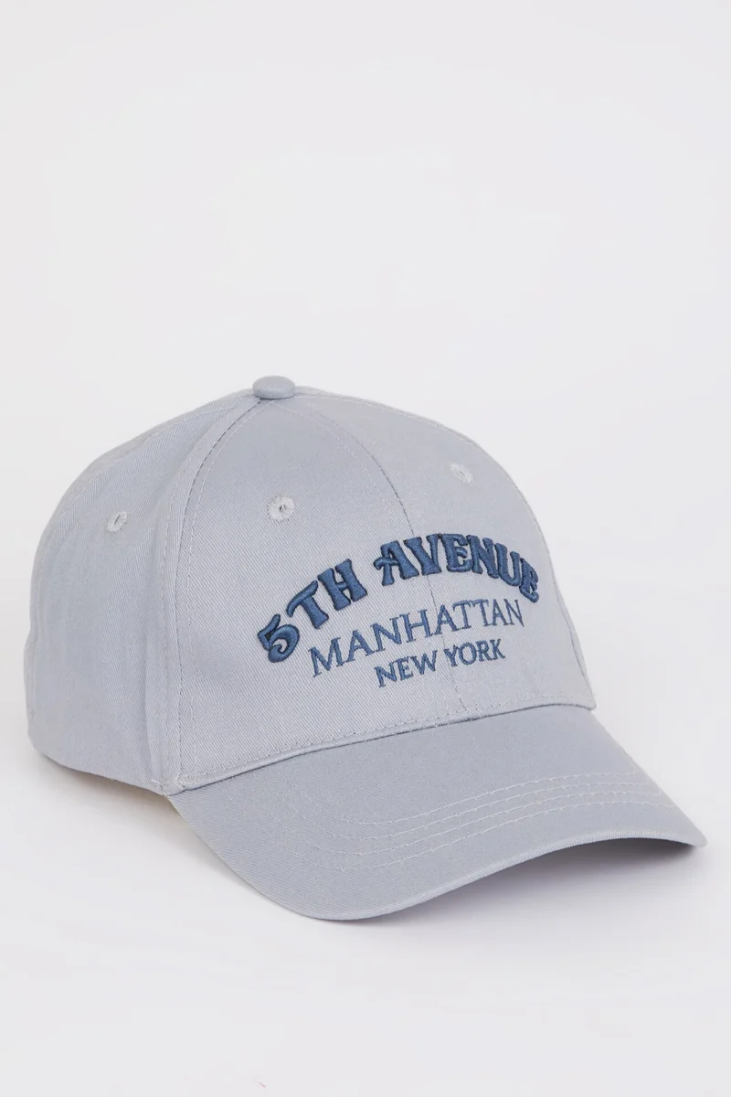 Defacto  Woman Label Printed Woven Baseball Basketball Cap for Women | Best Price UAE