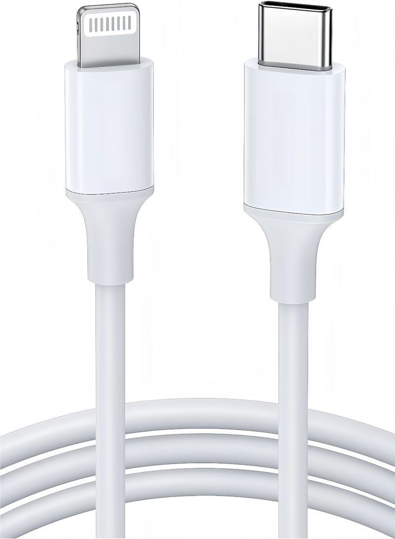 سباركسبروت كبل شاحن آيفون من Apple بطول 2 متر [معتمد من Apple MFi]، يو إس بي سي إلى كيبل لايتنينج، شحن سريع بقوة تسليم الطاقة PD 20 واط للآيفون 14/14 برو/14 بلس/14 برو ماكس، آيباد برو، وجميع طرازات الآيفون 8-13 - Image 2