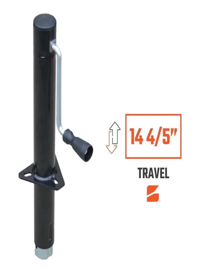 Bastion Distribution Side-Wind Trailer Jack | 5000LB Capacity A-Frame | 14 4/5" Travel | Powder Coated | BJ-5000SW-1 - Image 3