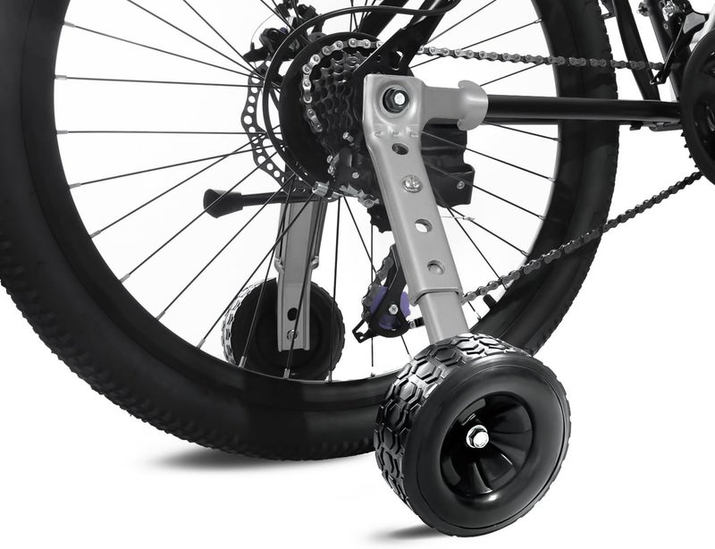MOSHAY Roll Over Image to Zoom in Bicycle Training Wheels Fits 16 18 20 22 24 inch Variable Bike - Image 2