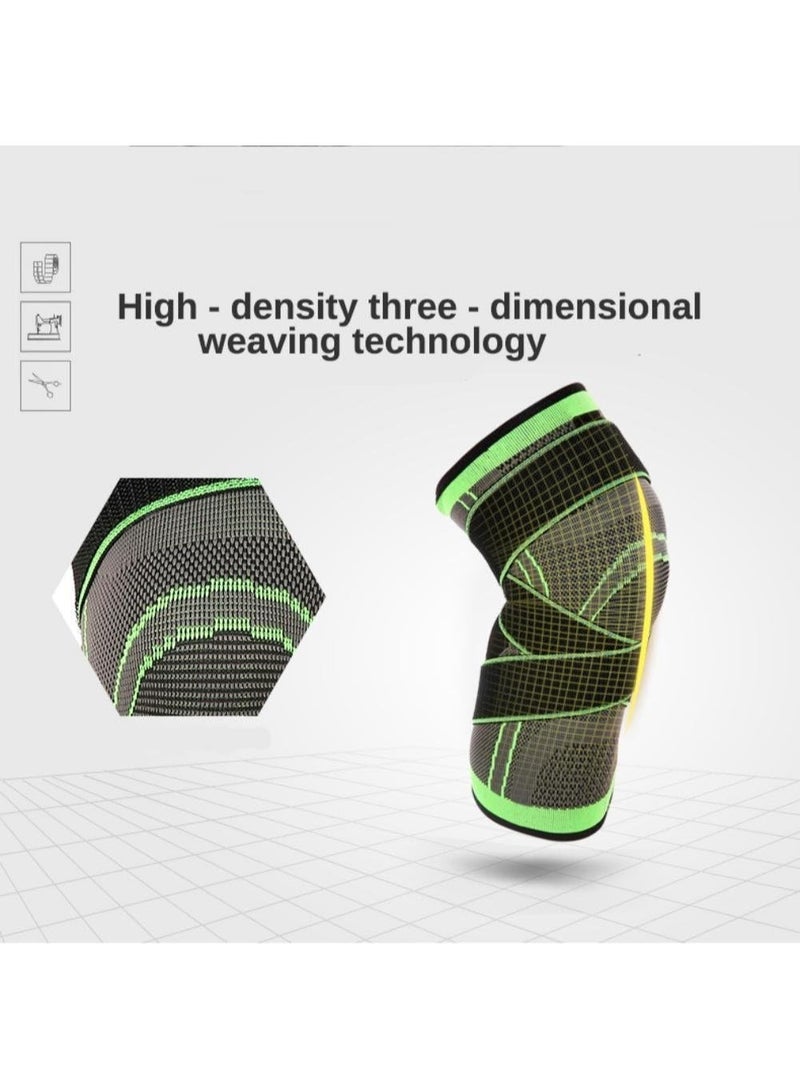 Elastic Knee Support Sleeve for Joint Pain Relief – Compression Knee Brace for Sports & Daily Use - Image 2