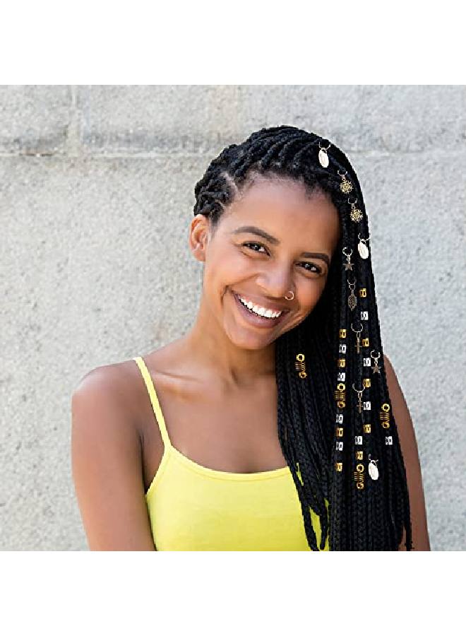 Tbestmax 140 Pcs Loc Hair Jewelry For Women Braids Dreadlock Accessories Metal Sliver Gold Hair Cuffs Decorations - Image 4