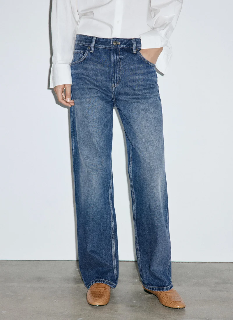 Miami Medium-Rise Straight-Fit Jeans