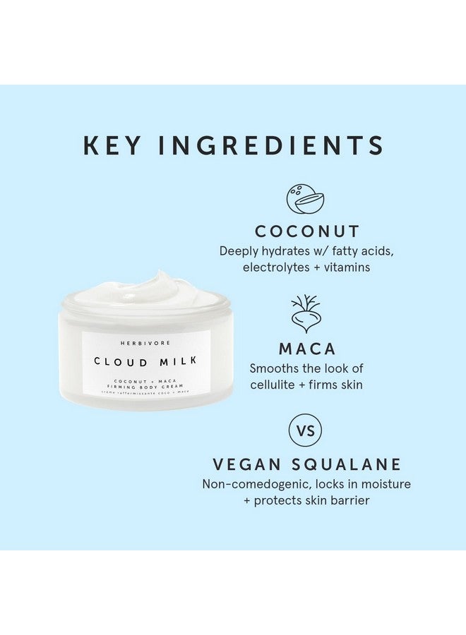 HERBIVORE Cloud Milk Coconut + Maca Firming Fastabsorbing Moisturizing Body Cream 6.6 Oz - Image 2