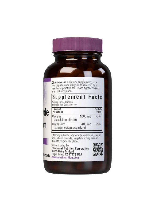 BlueBonnet Calcium Plus Magnesium Caplets, 180 Count - Image 2