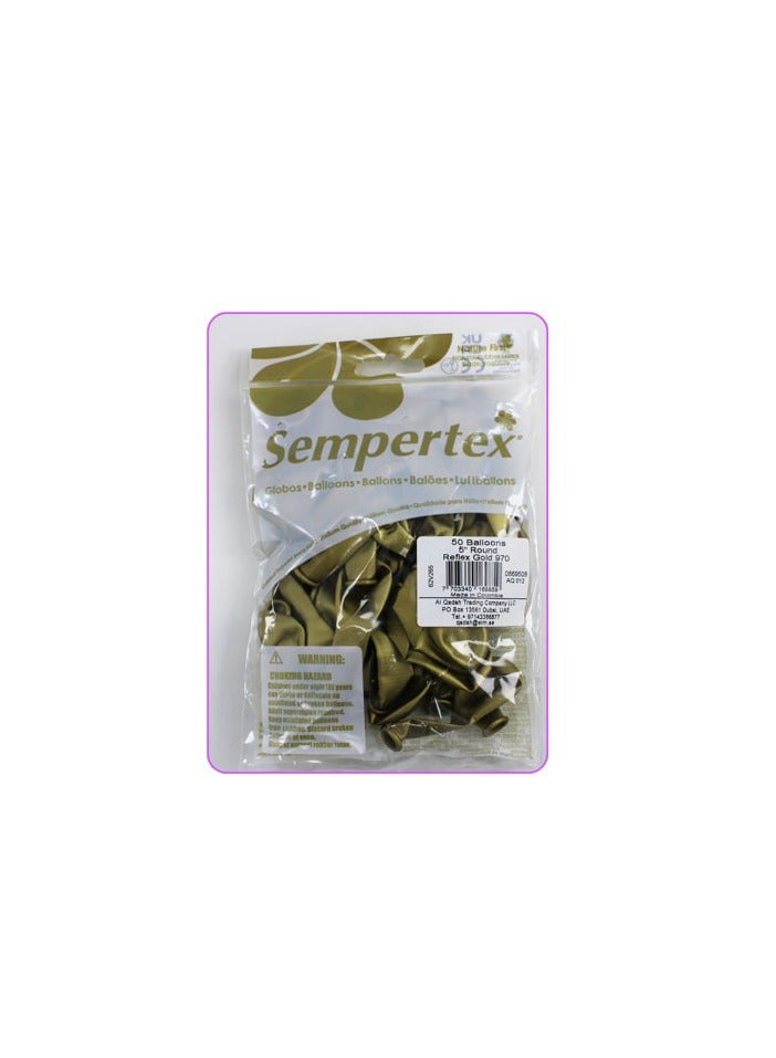 Sempertex SPTX-R-5 Reflex Gold Color 970 50Pcs Bag - Image 3