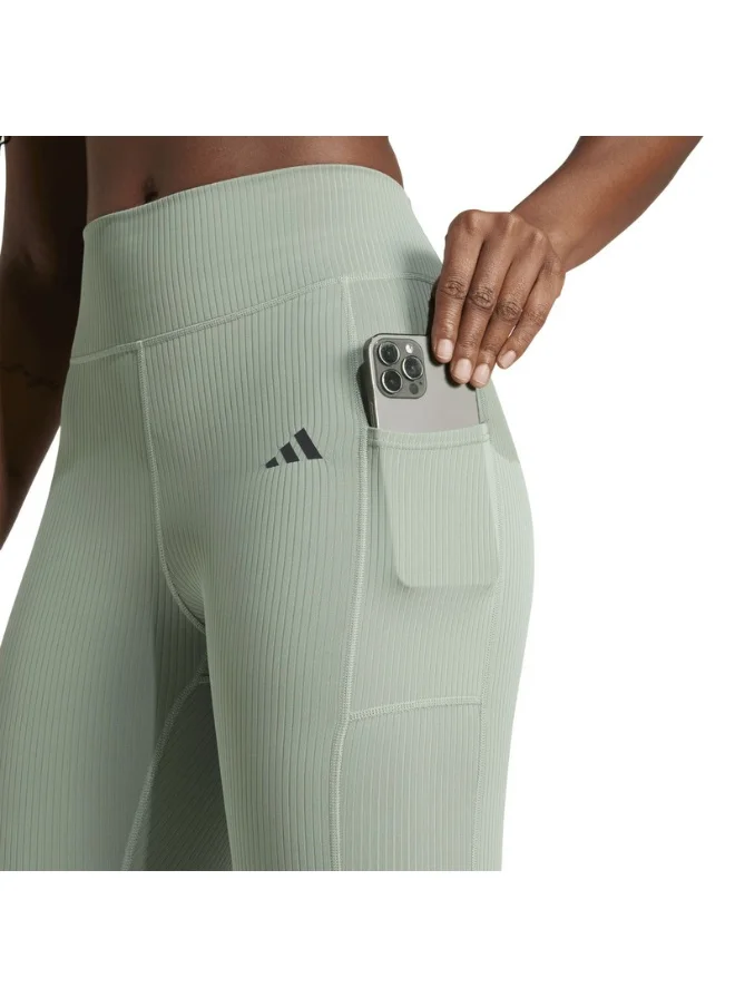 Adidas adidas OPT RIB 7/8 L Green Training TIGHTS for Women - 2XS